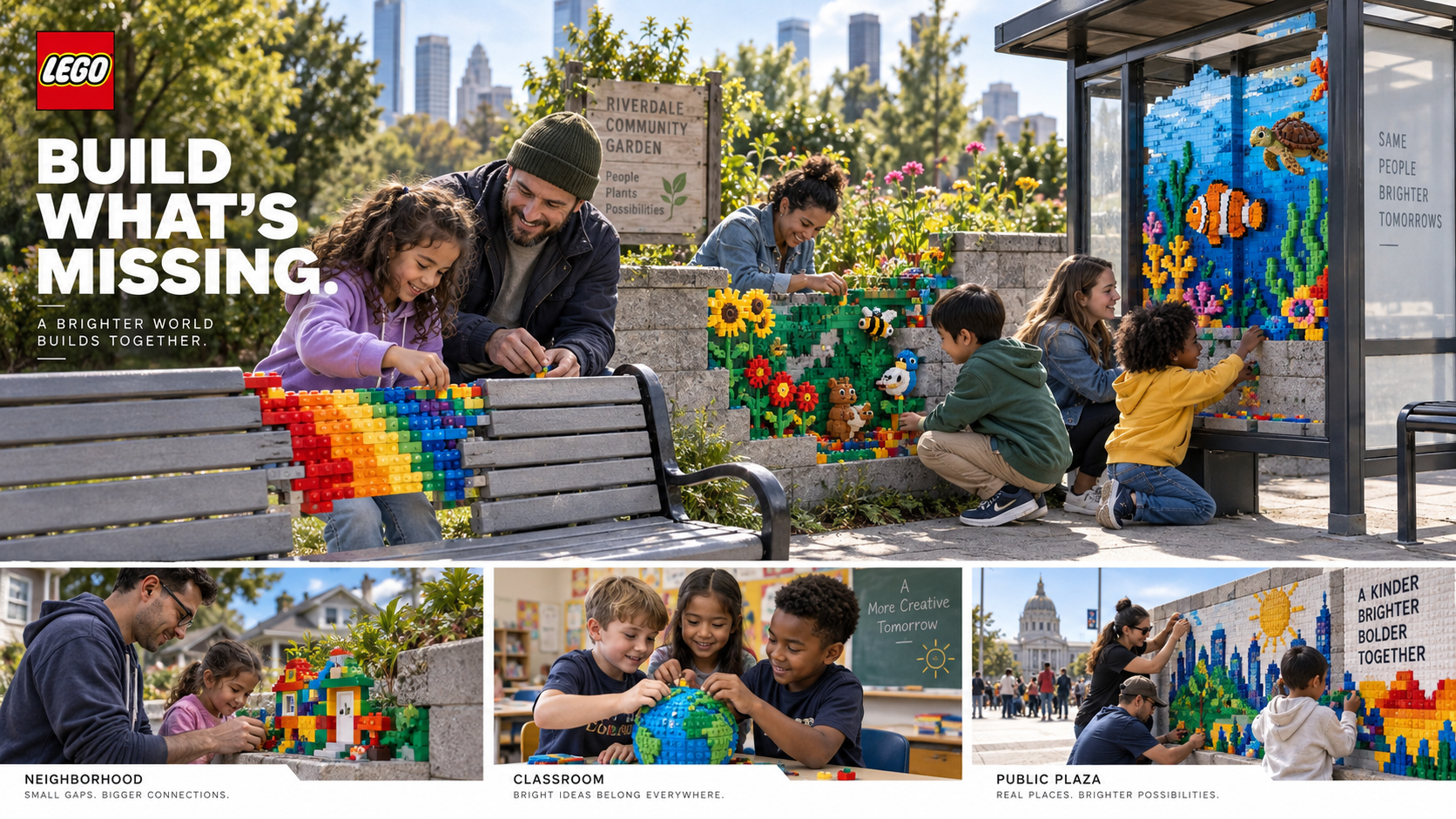 LEGO Build What's Missing global creativity campaign concept
