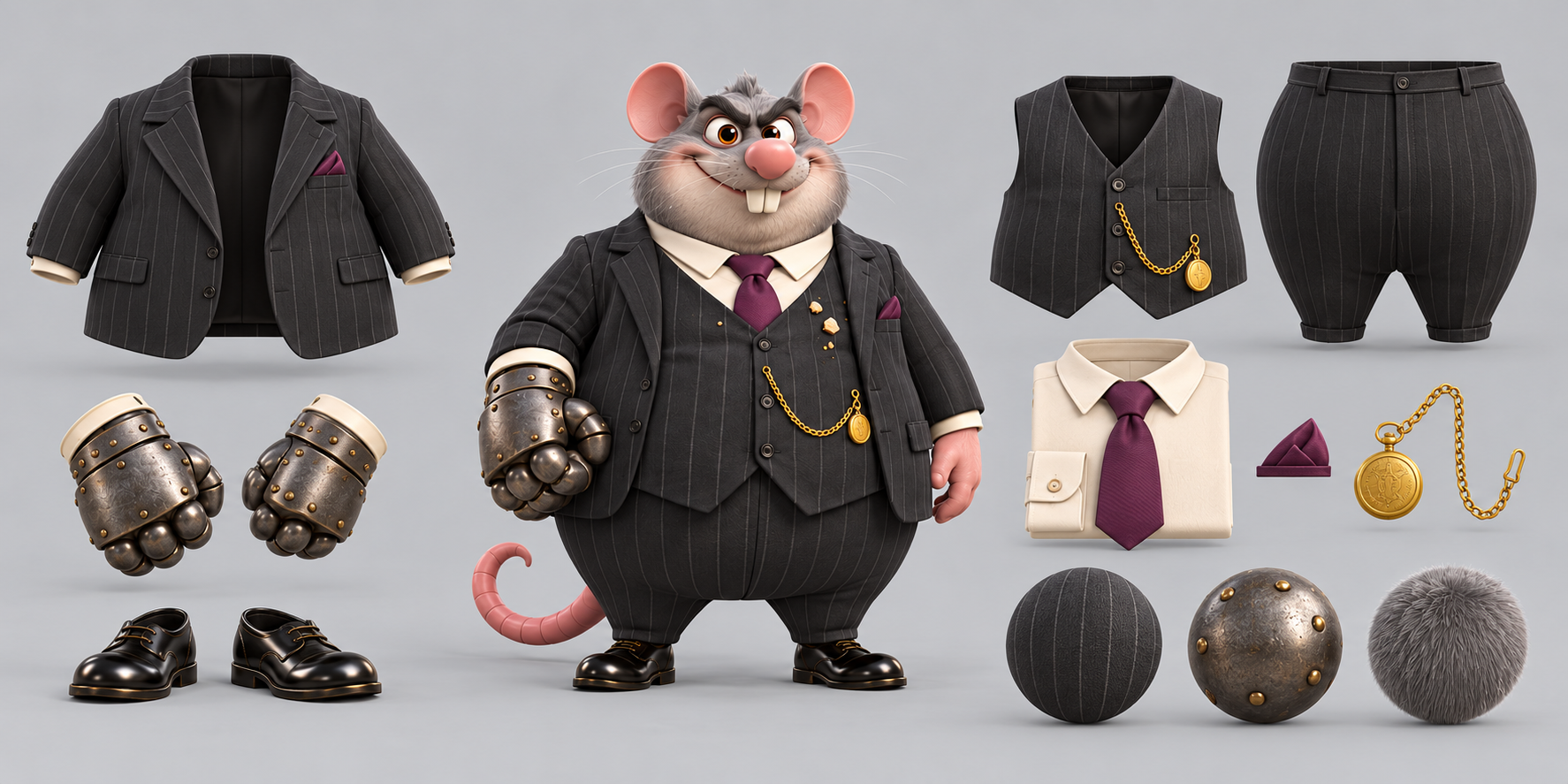 Ratmananoff costume and iron fist teardown