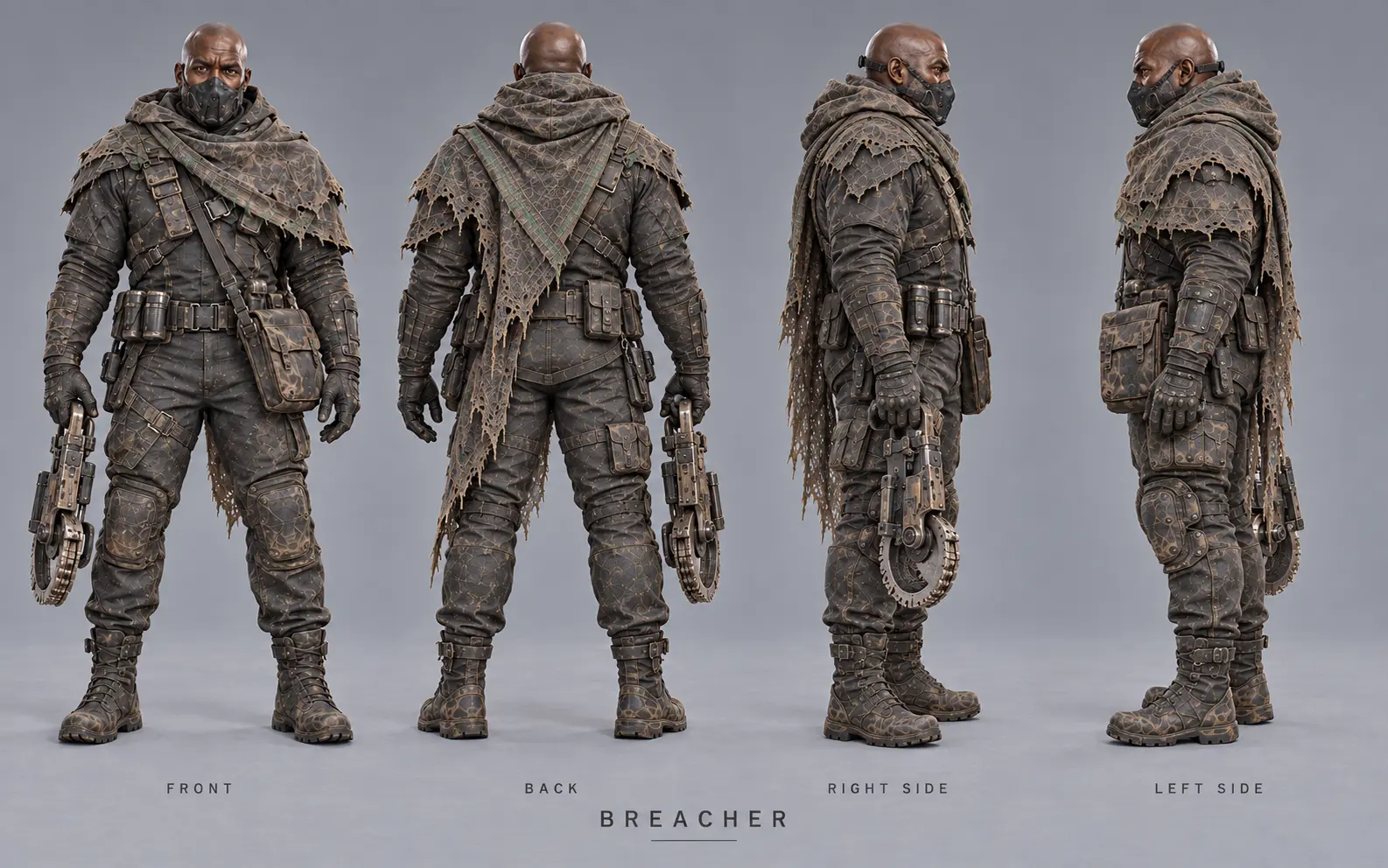 Breacher full character turnaround