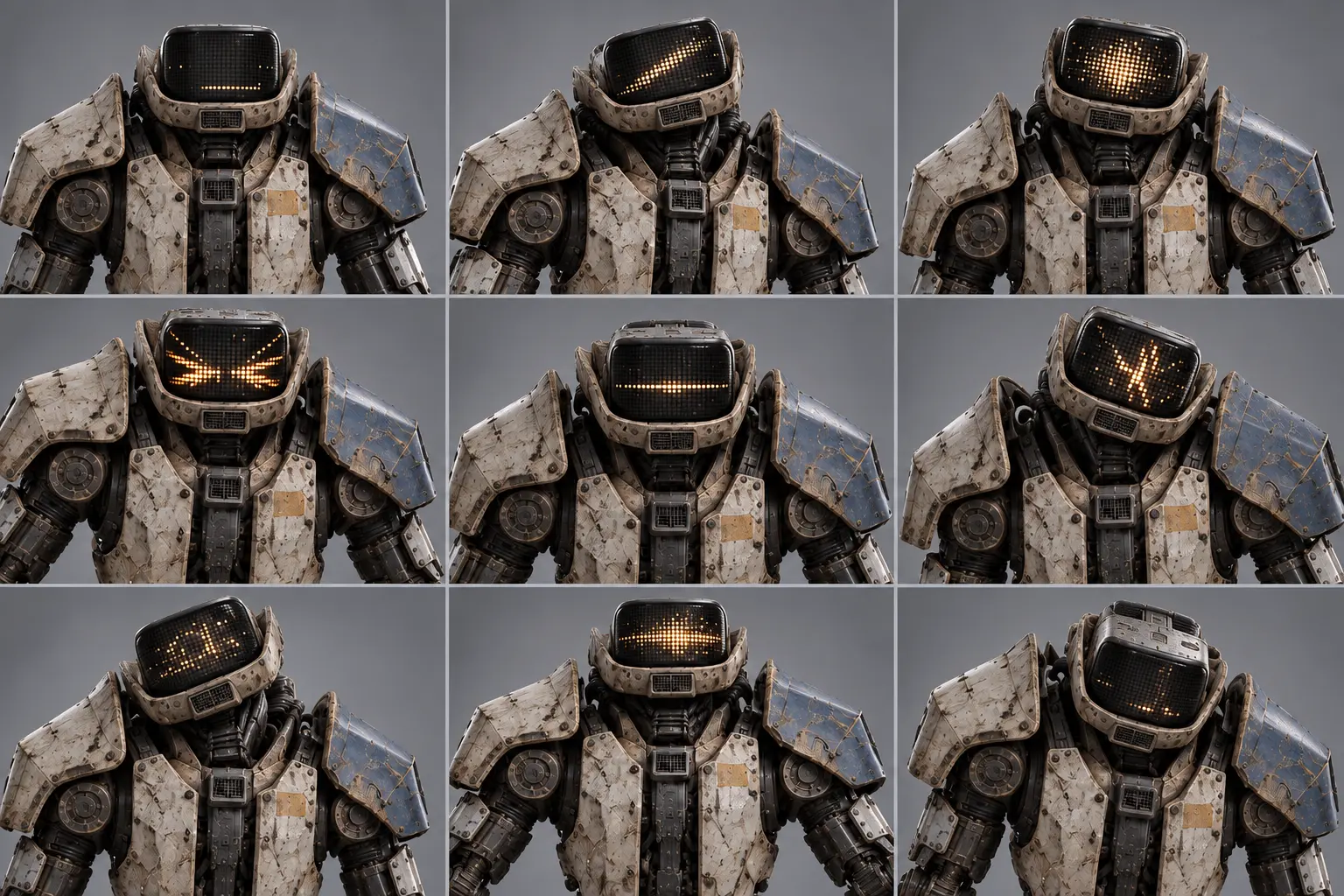 Draug expression sheet