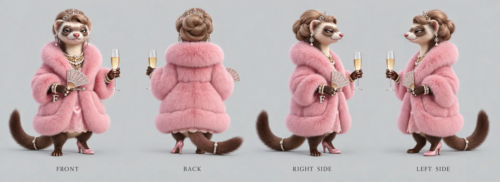 Francine F'Ret full character turnaround