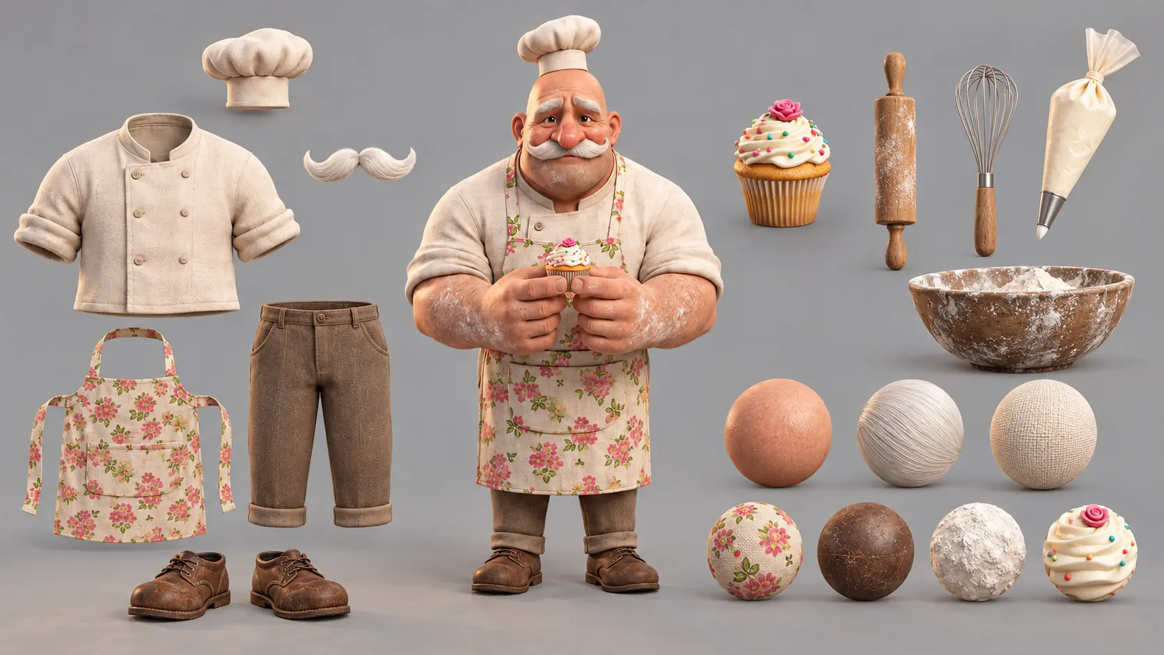 Bruno Bun costume and prop teardown