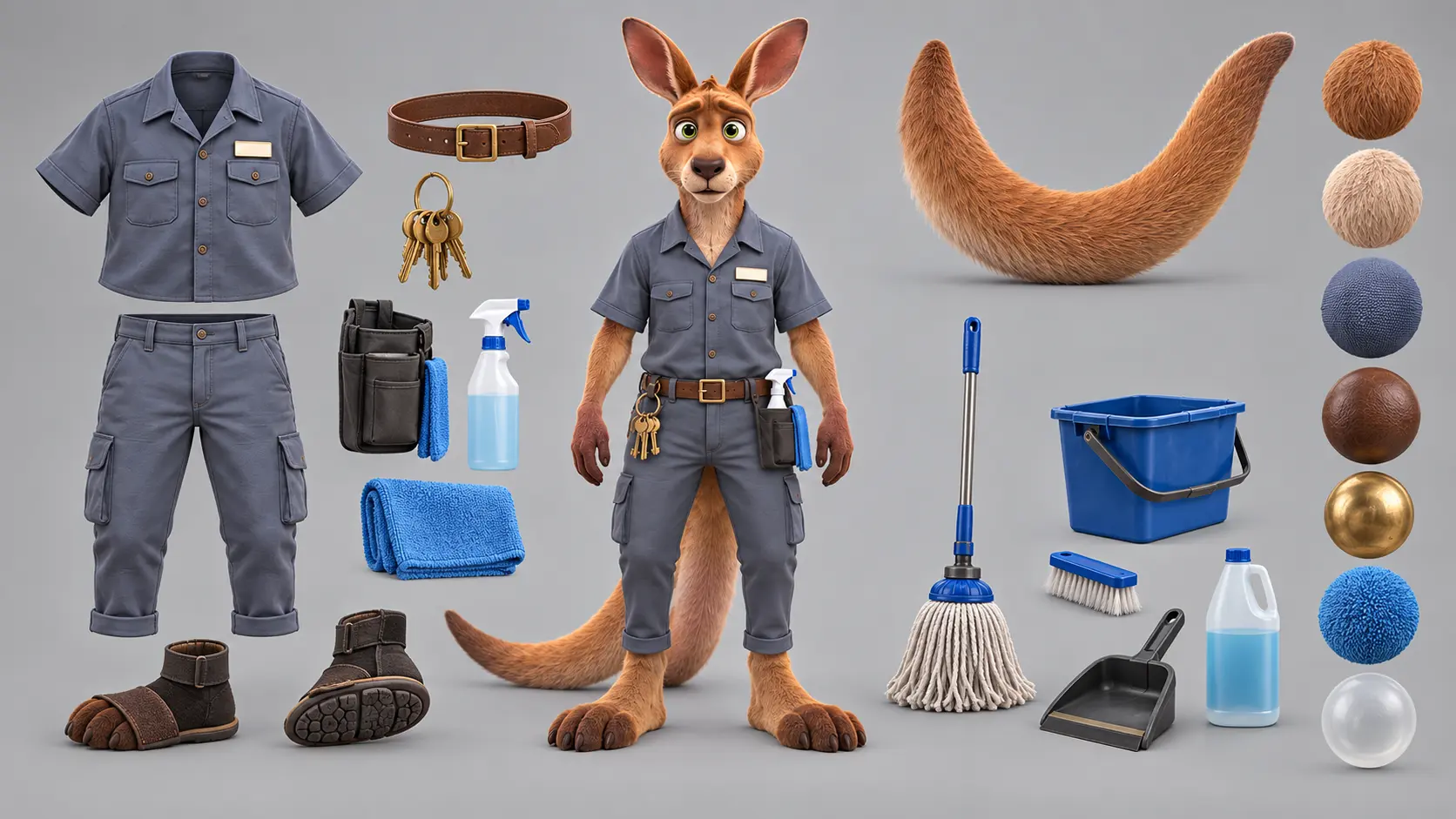 Dusty Kleenitup costume and prop teardown