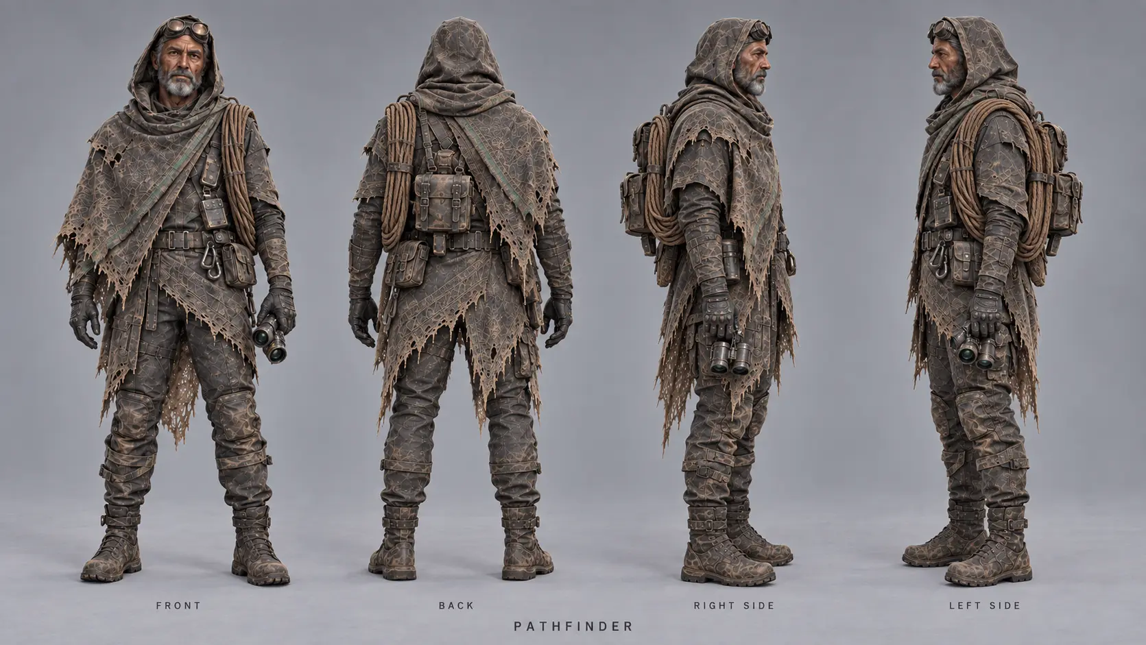 Pathfinder full character turnaround