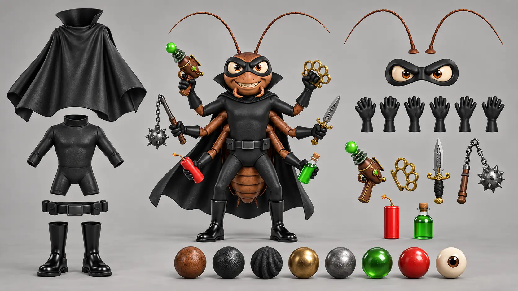 Ramone costume and prop teardown