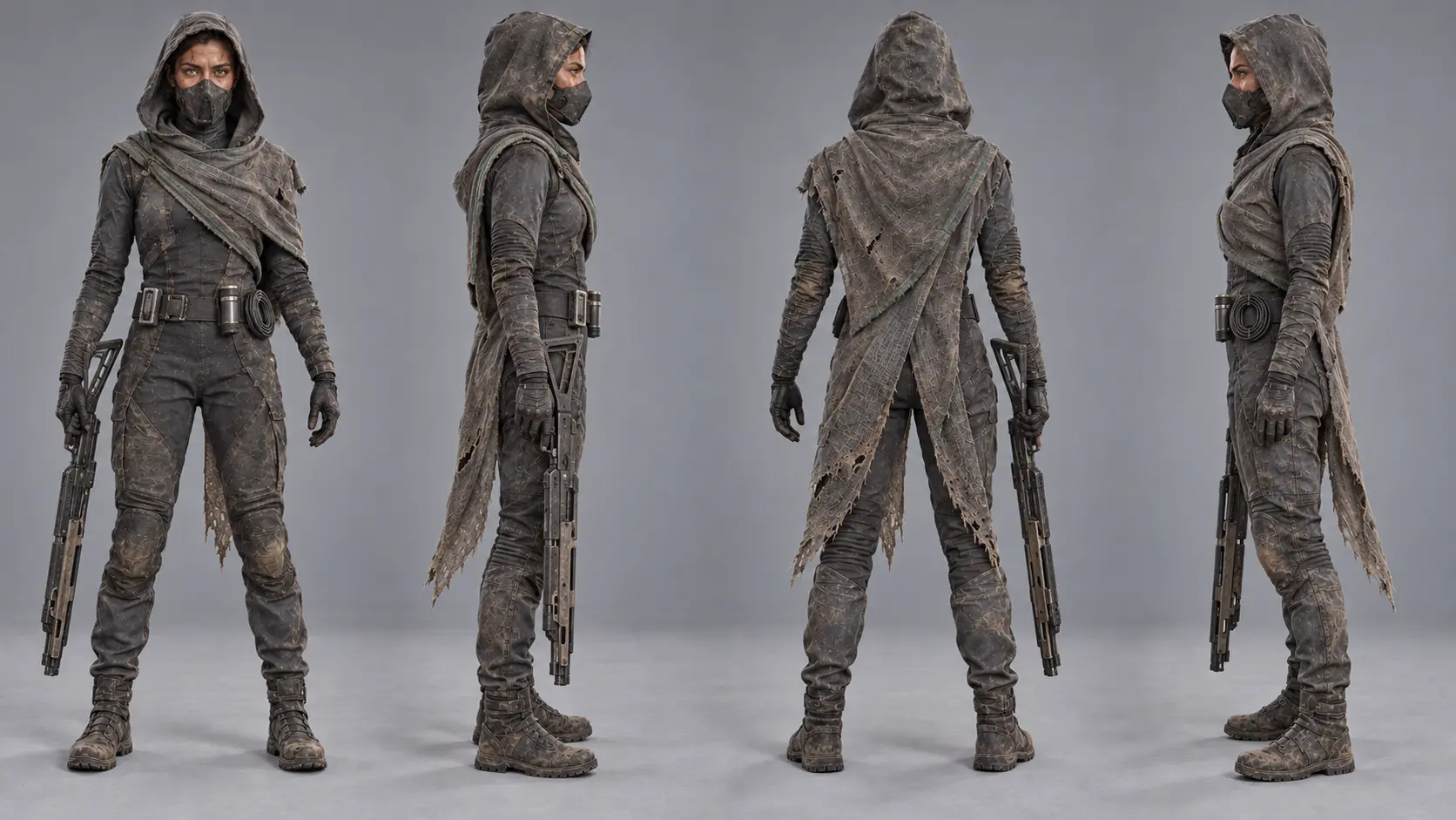Saboteur full character turnaround