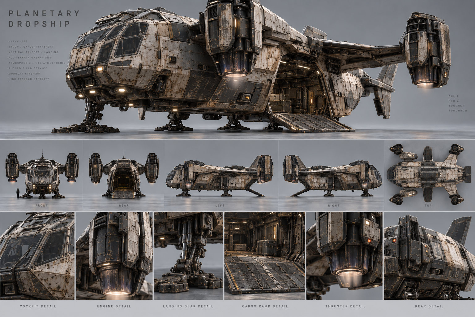 Drop ship design