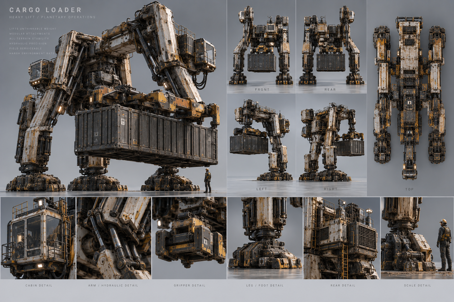 Industrial loader machine