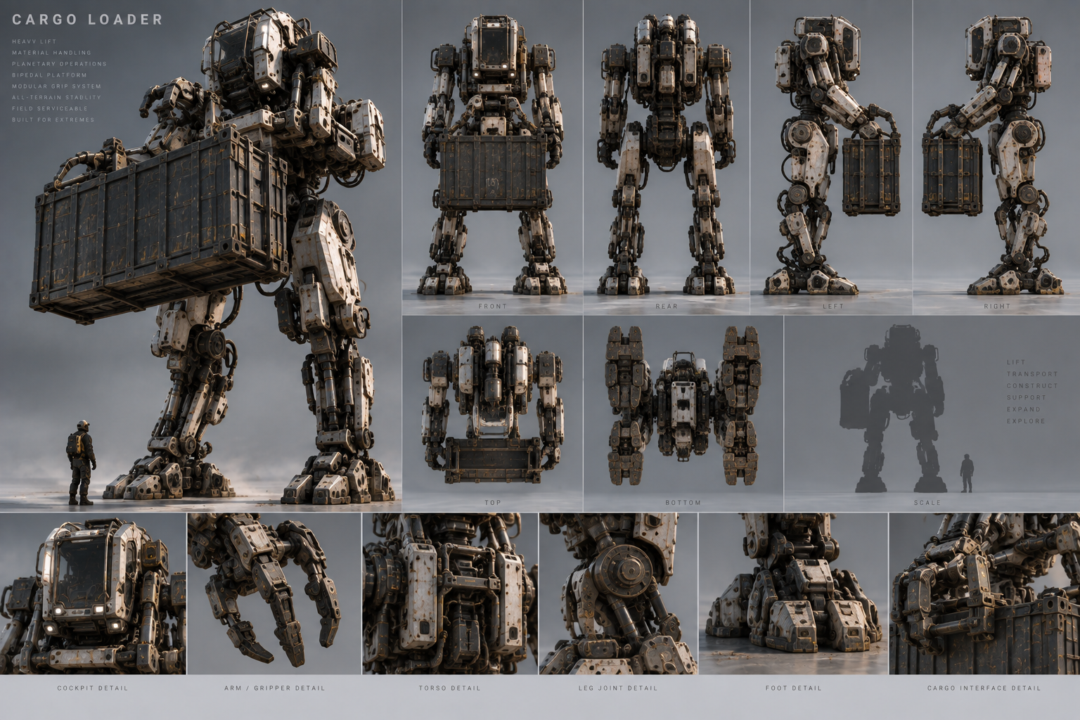 Robot loader design