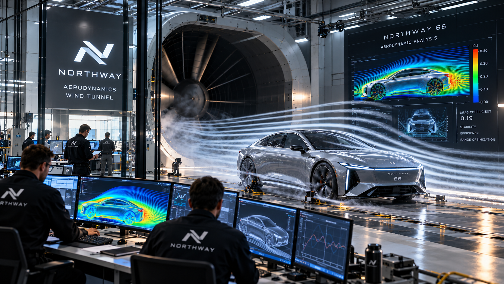 Northway aerodynamic wind tunnel