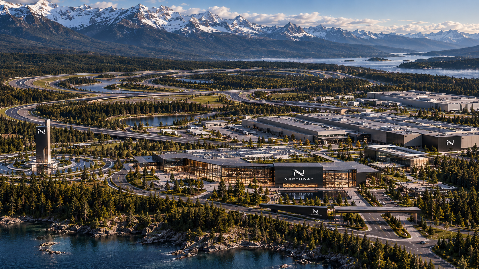 Northway manufacturing and test campus masterplan