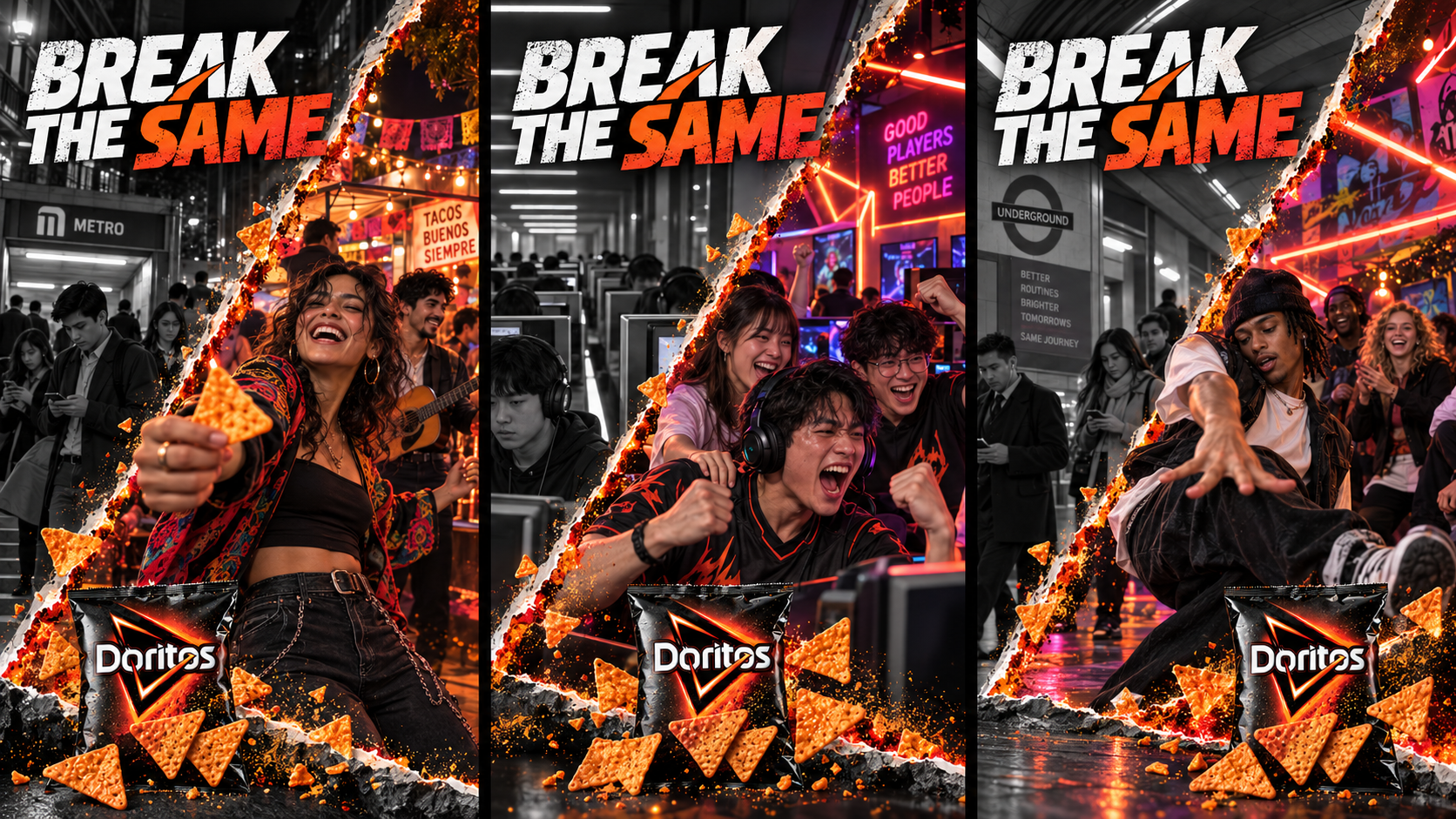 Doritos Break the Same campaign hero