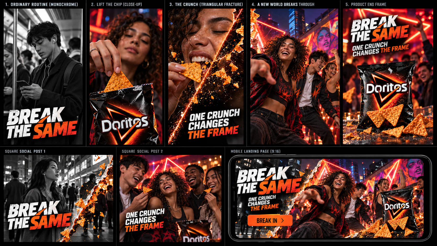 Doritos social and motion campaign
