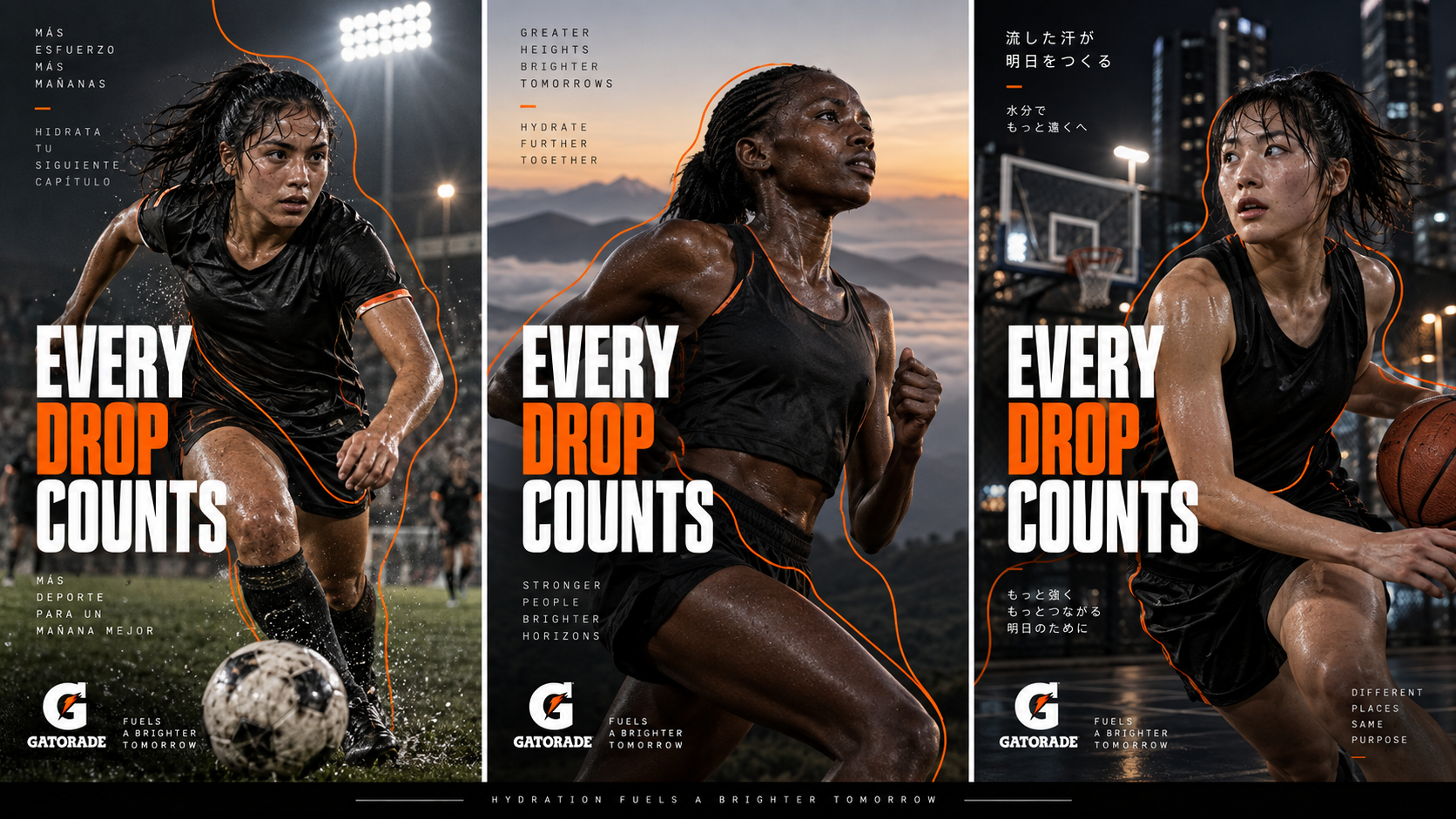 Gatorade regional campaign adaptations