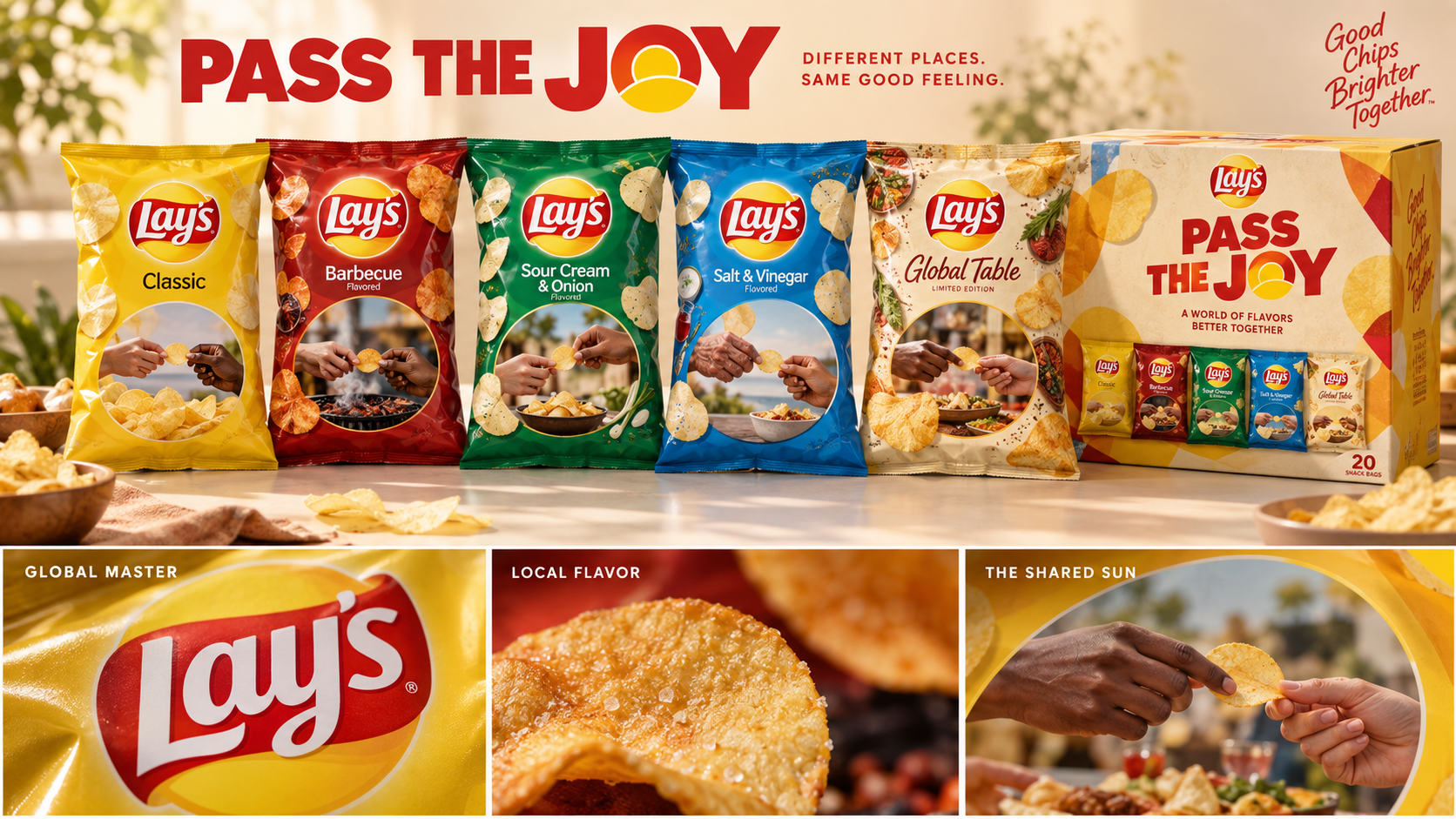 Lay's Pass the Joy global campaign hero