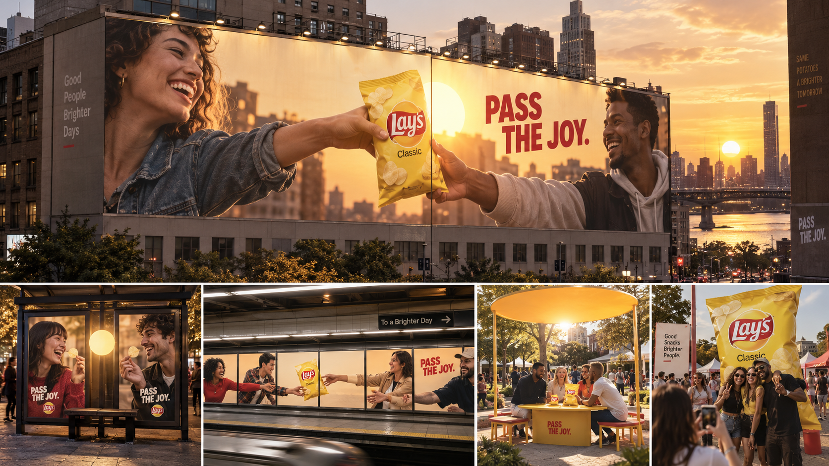 Lay's outdoor campaign