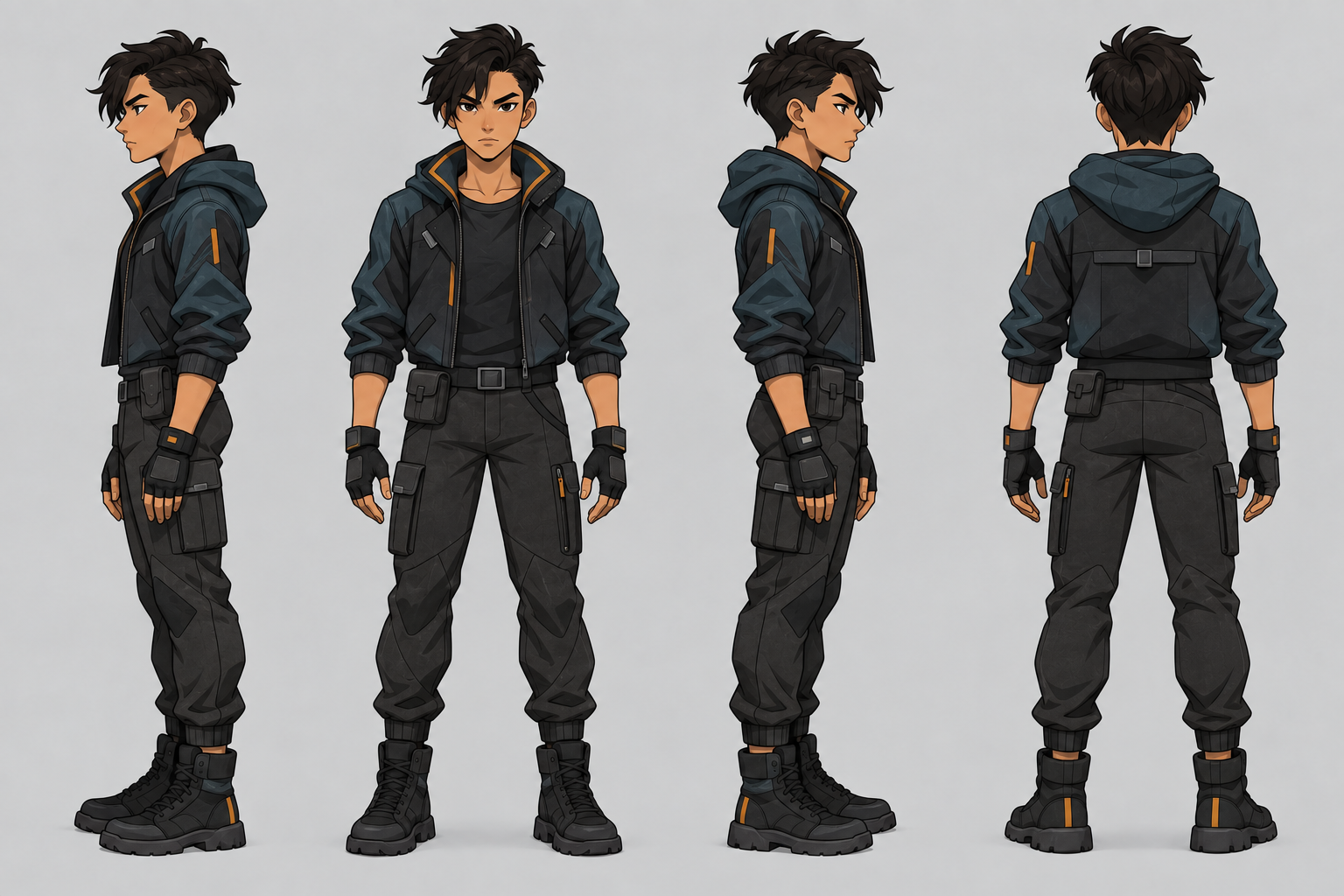 Axel character turnaround