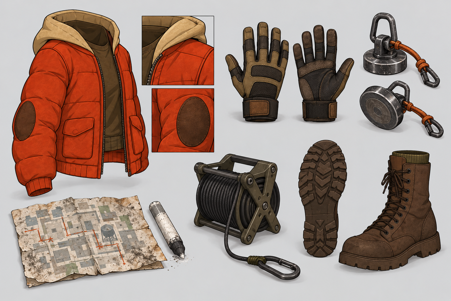 Baylar costume and traversal equipment
