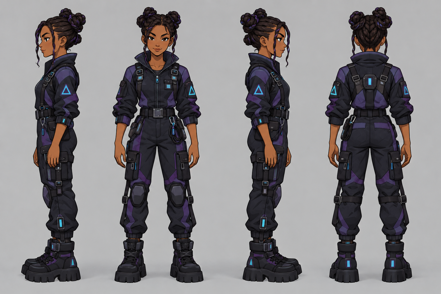 Clariz character turnaround