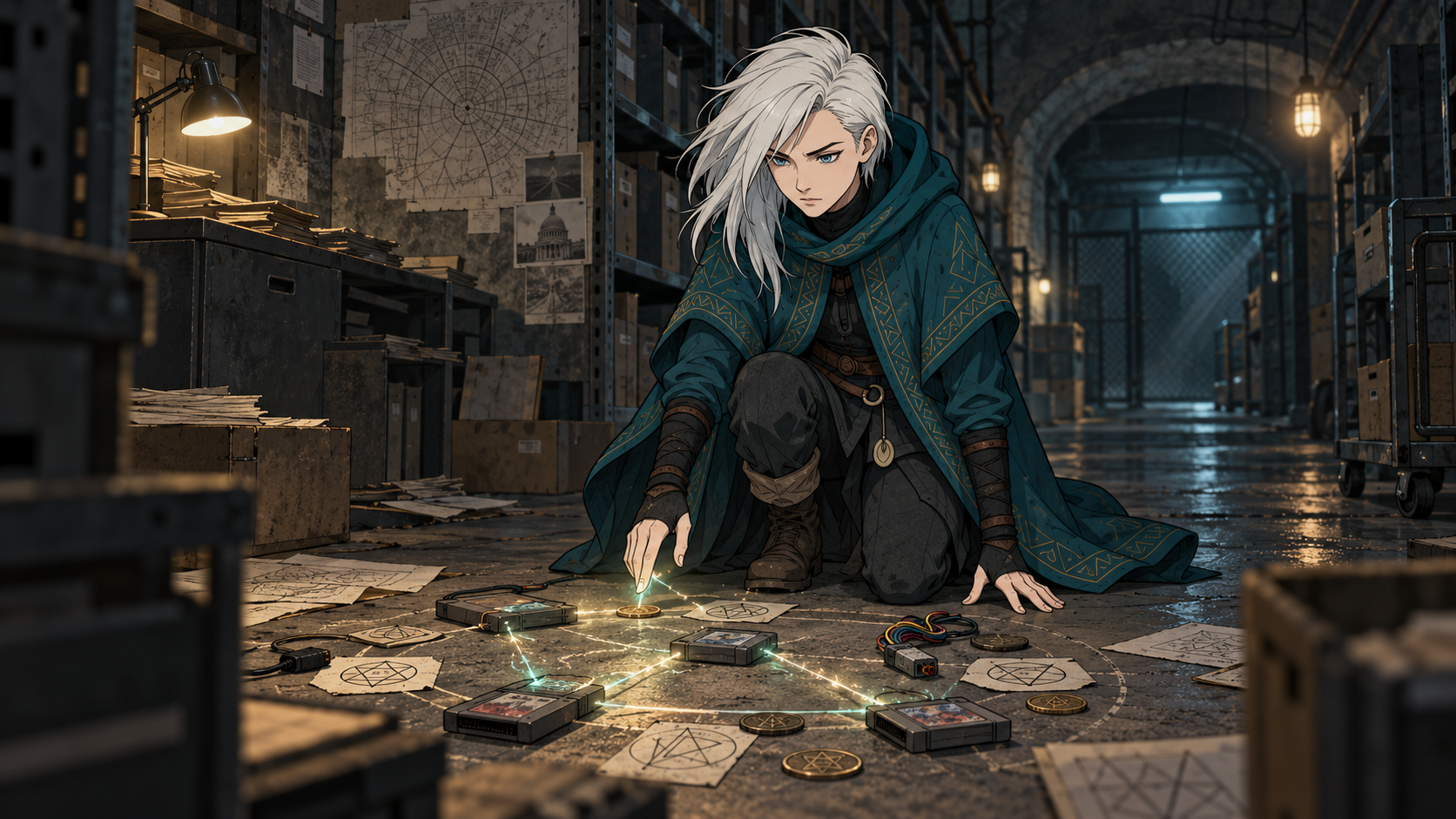Lina decoding a ritual clue