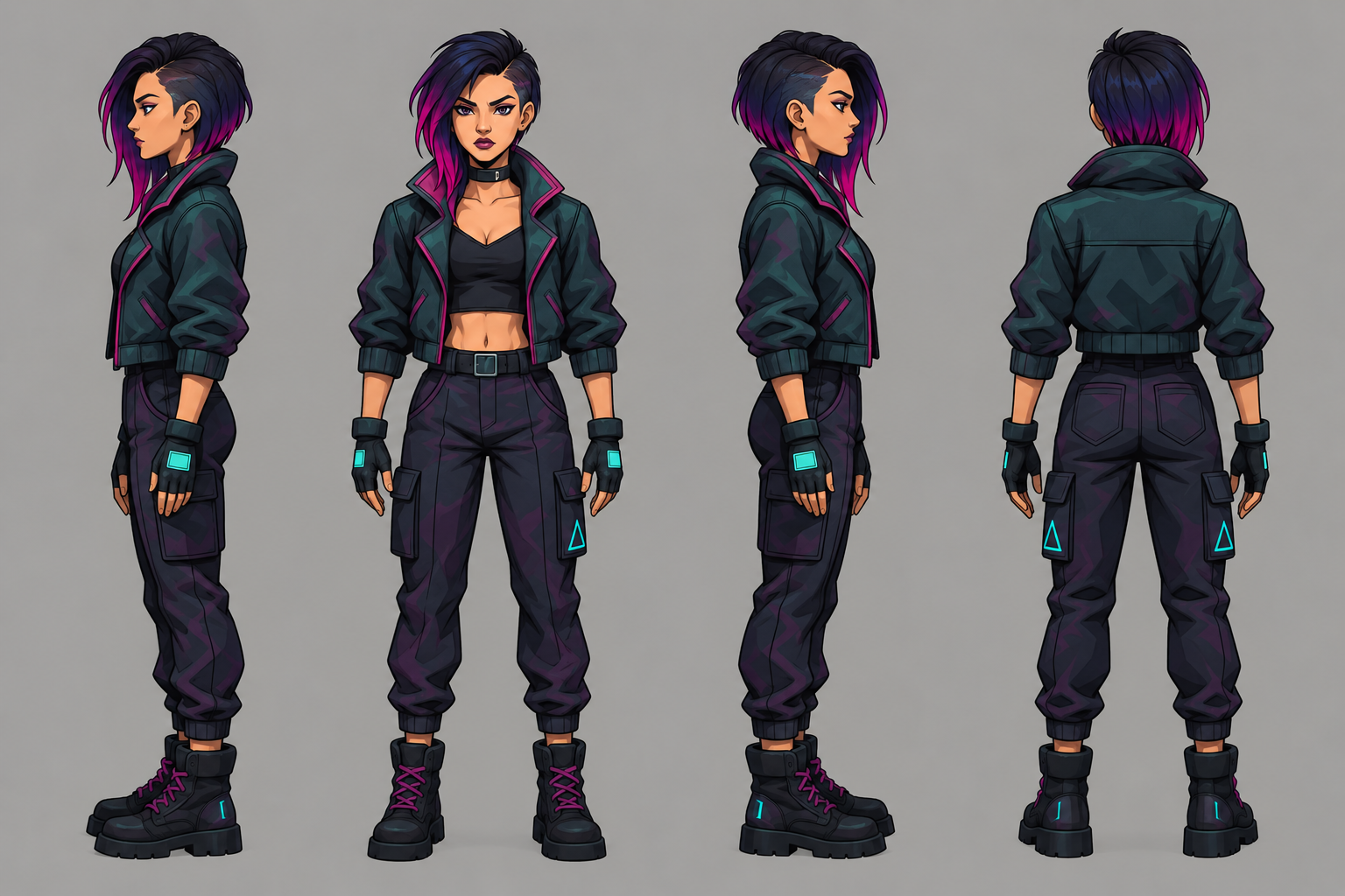 Maya character turnaround